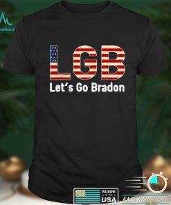 American Flag LGB Lets Go Brandon Anti Biden Shirt