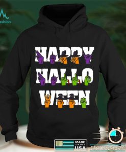 American Sign Language Pride Asl Halloween Shirt