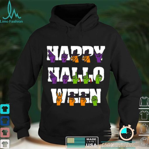 American Sign Language Pride Asl Halloween Shirt