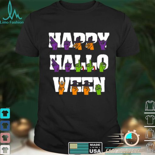 American Sign Language Pride Asl Halloween Shirt