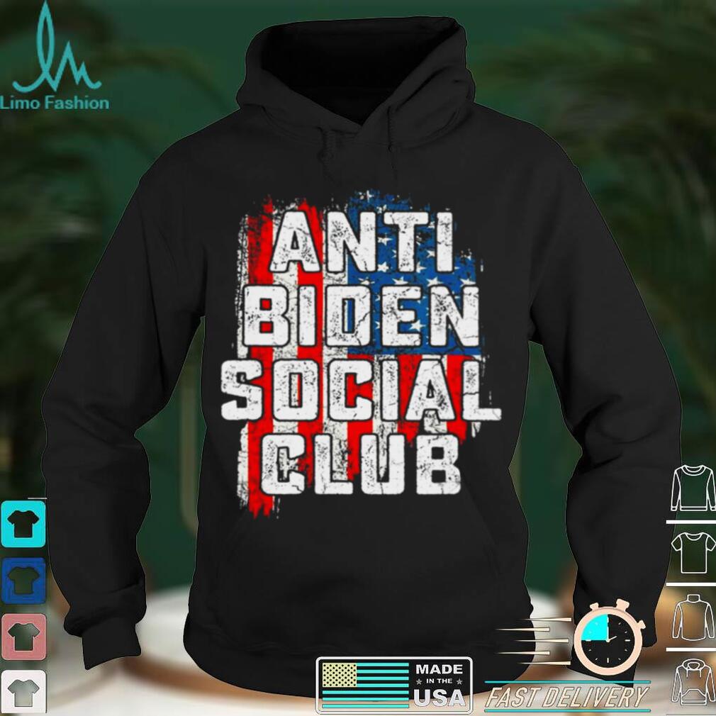 Anti Biden Social Club American Flag shirt