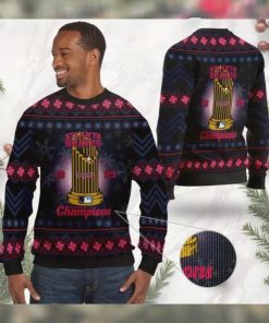 Atlanta Braves World Series Champions MLB Cup Ugly Christmas Sweater Sweatshirt Party