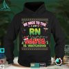 Be Nice To The OR Nurse Santa Is Watching Christmas Light T Shirt