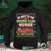 Be Nice To The RN Santa Is Watching Christmas Light Sweater T Shirt