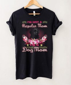 Black Labrador Pup Im Not A Regular Mom Im A Dog Mom Shirt