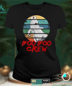 Boo Boo Crew Nurse Halloween Shirt for Nurses Ghost Women T Shirt