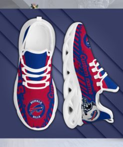 Buffalo Bills American NFL Football Team Helmet Logo Custom Name Personalized Men And Women Max Soul Sneakers Shoes For Fan
