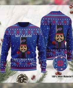 Buffalo Bills I Am Not A Player I Just Crush Alot Ugly Christmas Sweater Sweatshirt
