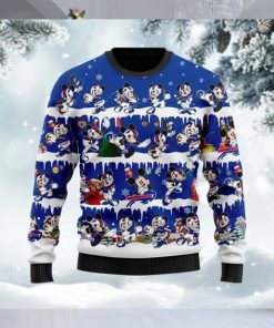 Buffalo Bills Mickey NFL American Football Ugly Christmas Sweater Sweatshirt Holiday Party 2021 Plus Size For Men Women On Xmas Party2