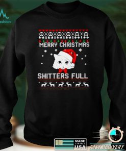 Cat Merry Christmas Shitters Full Christmas T shirt