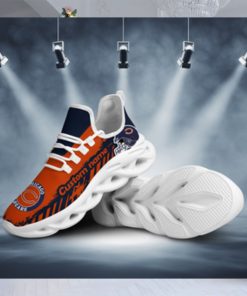 Chicago Bears American NFL Football Team Helmet Logo Custom Name Personalized Men And Women Max Soul Sneakers Shoes For Fan