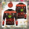 Texas Longhorns NCAA Symbol Wearing Santa Claus Hat Cute Pattern Ho Ho Ho Custom Personalized Ugly Christmas Sweater Wool Sh