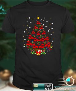 Crawfish pine tree merry christmas shirt
