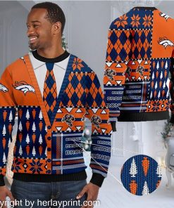 Denver Broncos Womens NFL Christmas Sweater – Ugly Christmas