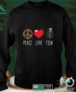 Filmmaker Love Peace Film Film Producer Videographer Long Sleeve T Shirt
