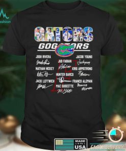 Florida Gators Go Gators signatures shirt