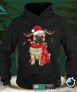 French Bulldog Dog Christmas Light Funny Puppy Pet Lover Sweatshirt
