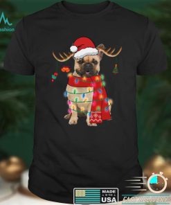 French Bulldog Dog Christmas Light Funny Puppy Pet Lover Sweatshirt