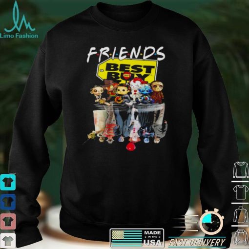 Friends Horror Movie Chibi Characters Water Reflection Best Buy Shirt