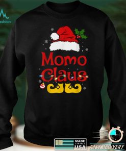 Funny Santa Momo Claus Christmas Matching Family T Shirt