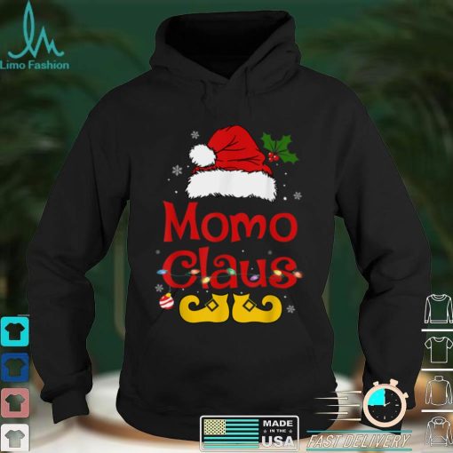 Funny Santa Momo Claus Christmas Matching Family T Shirt