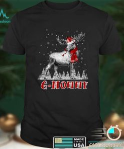 G Mommy Moose Wear Santa Hat Matching Christmas Costume Long Sleeve T Shirt