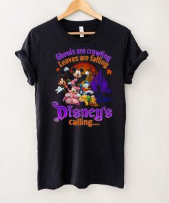 Ghouls Are Crawling Leaves Are Falling Disneys Calling Shirt