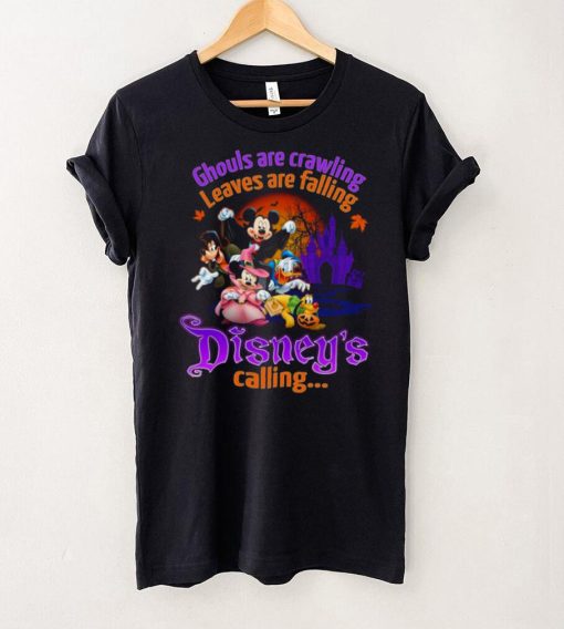 Ghouls Are Crawling Leaves Are Falling Disneys Calling Shirt