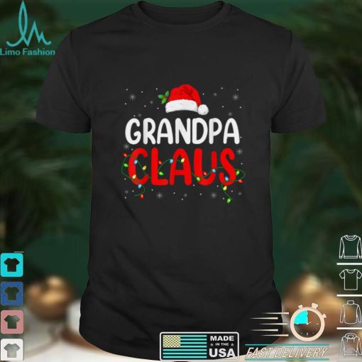 Grandpa Claus Christmas Santa Lover Matching Family Group T Shirt