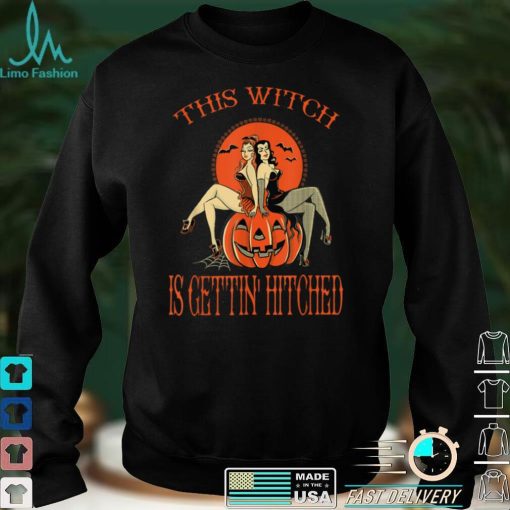 Halloween Bachelorette Party Squad Sexy Witch T Shirt 1