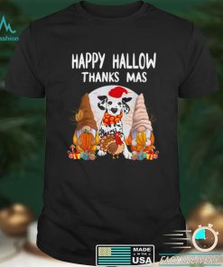 Halloween Merry Christmas Happy Hallothanksmas Gnomes Lover T Shirt