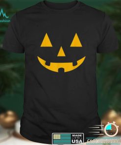 Halloween Pumpkin Face Scary Cosplay Shirt