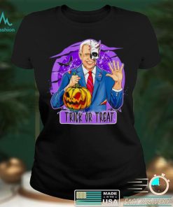 Halloween Trick or Treat Funny Joe Biden Pumpkin shirt