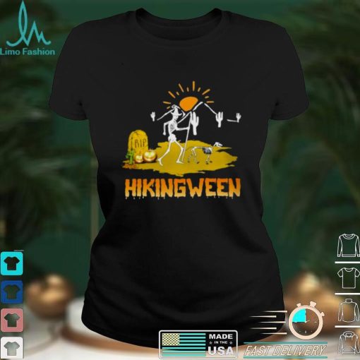 Hikingween Costume Halloween Funny Ladies shirt