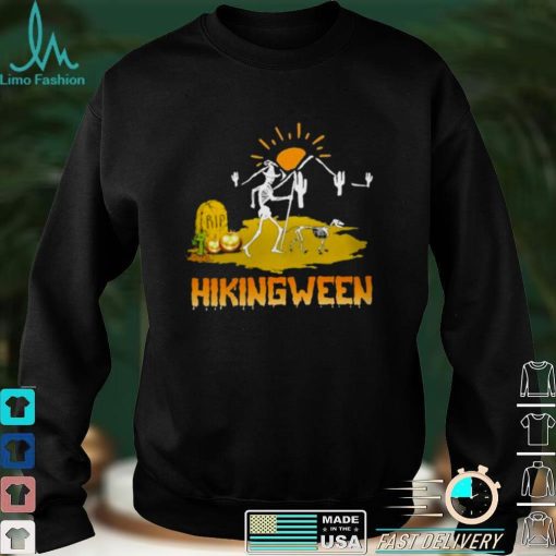 Hikingween Costume Halloween Funny Ladies shirt