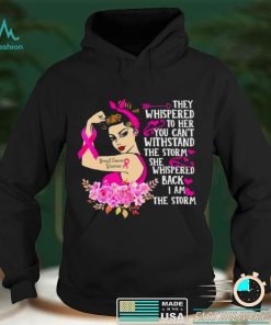 I m The Storm Strong Women Breast Cancer Warrior Pink Ribbon shirt
