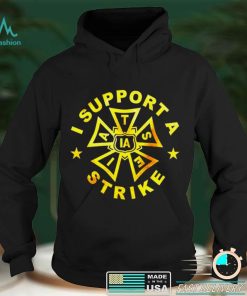 IATSE Gold version I support a strike shirt