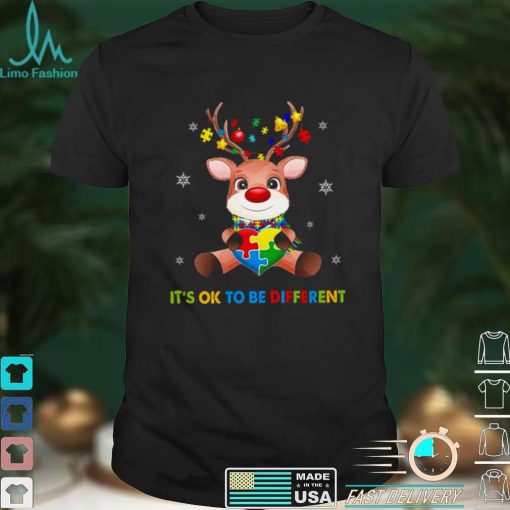 Its Ok to be Different Merry Christmas shirt