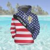 Jesus The Way The Truth The Life American Flag Custom Name 3D All Over Print Hoodie Shirt For God Lovers In Daily Life