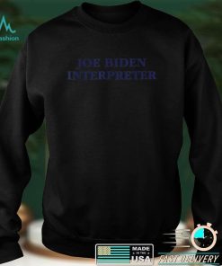 Joe Biden Interpreter Funny Halloween Costume Shirt 2020 T Shirt