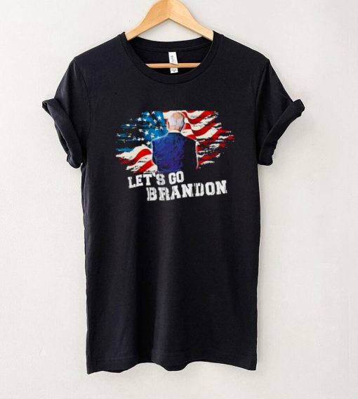 Joe biden lets go brandon american flag shirt