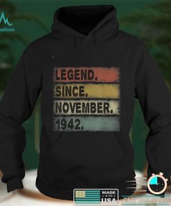 Legend November 1942 79th Birthday Retro Mens 79 Years Old T Shirt