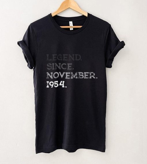 Legend November 1954 67th Birthday Decorations 67 Years Old T Shirt