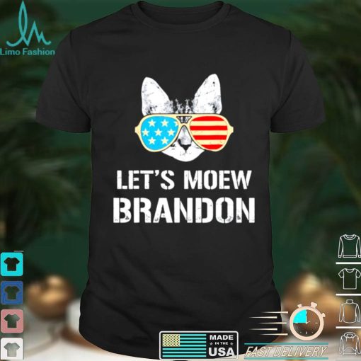 Lets Go Brandon Cat Lets Meow Brandon Shirt