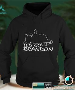 Lets Go Brandon Chant Funny Cat Vintage T Shirt 1