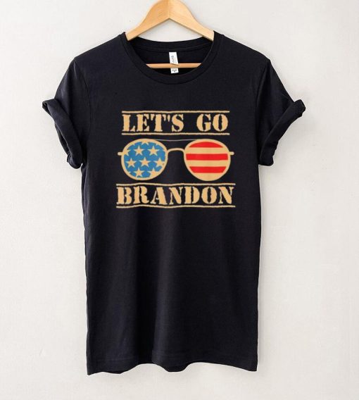 Lets Go Brandon Conservative American Flag Retro shirt