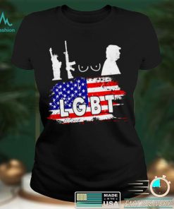 Liberties and Gun and Donald Trump LGBT American flag shirt