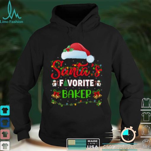 Lighting Xmas Santa’s Favorite Baker Christmas Sweatshirt