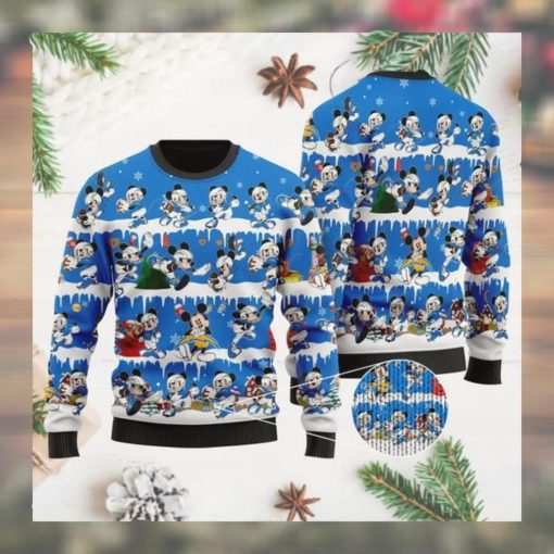 Los Angeles Chargers Mickey NFL American Football Ugly Christmas Sweater Sweatshirt Party