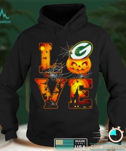 Love Halloween Green Bay Packer Shirt
